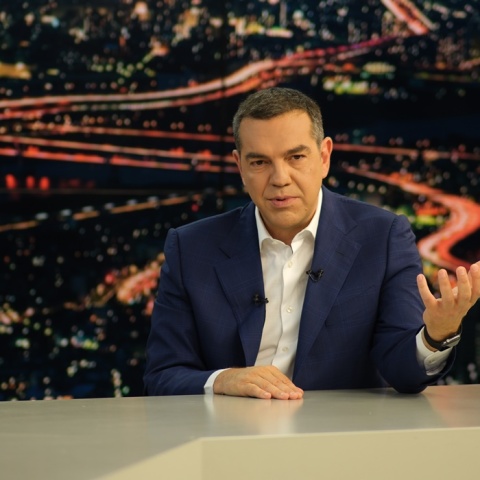 Ο πρόεδρος του ΣΥΡΙΖΑ - Προοδευτική Συμμαχία, Αλέξης Τσίπρας