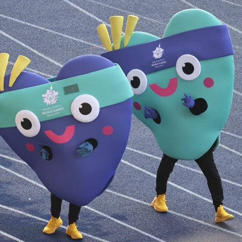 Οι μασκότ της διοργάνωσης των Special Olympics στη Γερμανία