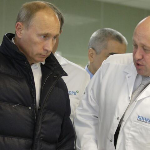 Ο Γιεβγκένι Πριγκόζιν και ο Βλαντιμίρ Πούτιν