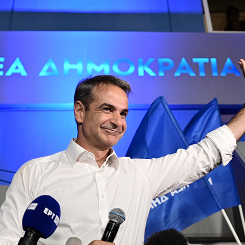 Ψήφισε ο Κυριάκος Μητσοτάκης