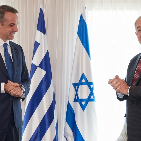 Τηλεφωνική επικοινωνία του πρωθυπουργού Κυριάκου Μητσοτάκη με τον ισραηλινό ομόλογό του, Μπενιαμίν Νετανιάχου - Συγχαρητήρια για την εκλογική νίκη.