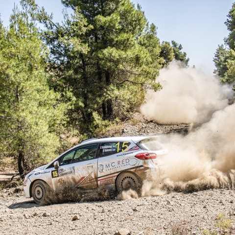 Ράλλυ Φθιώτιδος: Νώντας Καρανικόλας - Γιώργος Κακαβάς αγωνίστηκαν με το Ford Fiesta Rally4 του Car Center