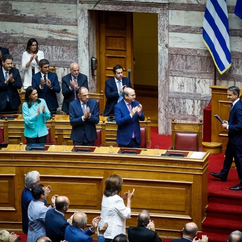 Οι προγραμματικές δηλώσεις του Κυριάκου Μητσοτάκη, ο υψηλός πήχης των μεταρρυθμίσεων και του εκσυγχρονισμού του κράτους.