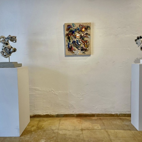 Έργα του Αντώνη Στοαντζίκη στην έκθεση "Lessons learned" του Hydra School Projects