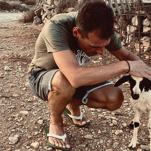 Ο Μανώλης Φάμελλος. 