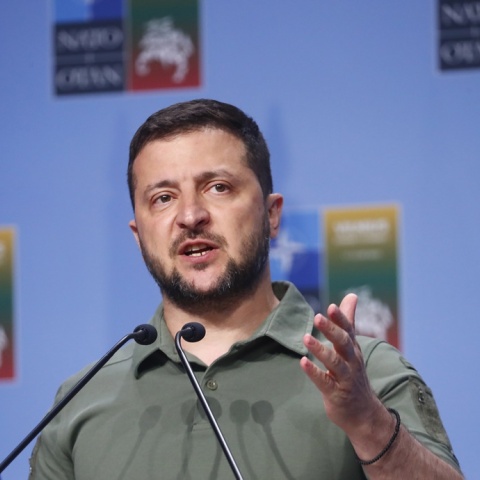Ουκρανία - Ο πρόεδρος Βολοντίμιρ Ζελένσκι