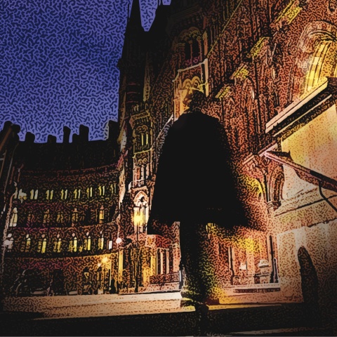 Πίνακας που παραπέμπει στη δράση του Τζακ του Αντεροβγάλτη