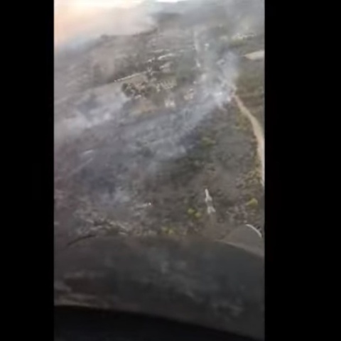 Βίντεο από το εσωτερικό του Σινούκ δείχνει τον καπνό και την επιχείρηση κατάσβεσης της πυρκαγιάς