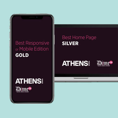 Dime Awards 2023: Το ανανεωμένο athensvoice.gr από την ATCOM βραβεύτηκε στις κατηγορίες Best Responsive – Mobile Edition και Best Homepage