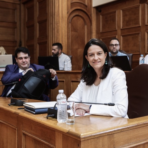 Η υπουργός Εσωτερικών, Νίκη Κεραμέως