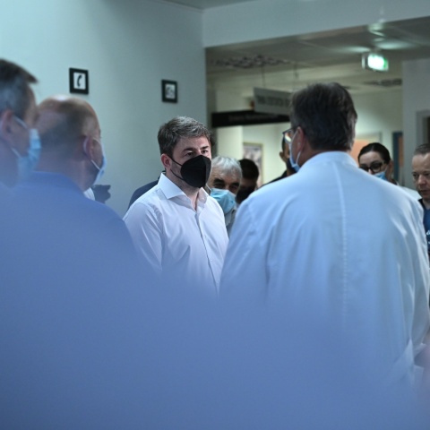 Ο πρόεδρος του ΠΑΣΟΚ-ΚΙΝΑΛ, Νίκος Ανδρουλάκης