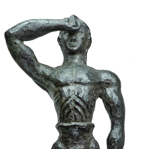 Το ειδώλιο Κούρου από την Κρήτη που φέρνει στο φως η δράση "Αθέατο Μουσείο" στο Εθνικό Αρχαιολογικό Μουσείο