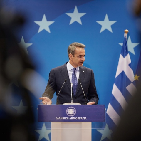 Ο πρωθυπουργός Κυριάκος Μητσοτάκης