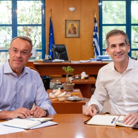 Συνάντηση Μπακογιάννη - Σταϊκούρα