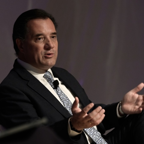 Ο υπουργός Εργασίας, Άδωνις Γεωργιάδης