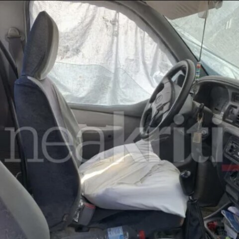 Το αυτοκίνητο μέσα στο οποίο πυροβολήθηκε ο 29χρονος στην Κρήτη