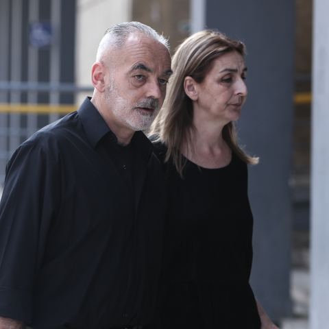 Ο πατέρας και η μητέρα του Άλκη Καμπανού