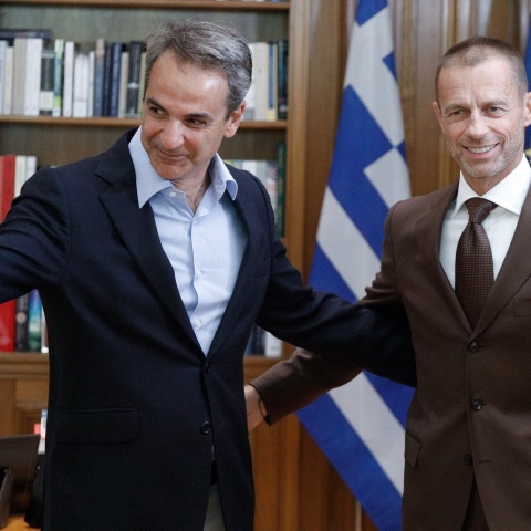 Με τον πρόεδρο της UEFA, Αλεξάντερ Σεφερίν θα συναντηθεί ο πρωθυπουργός