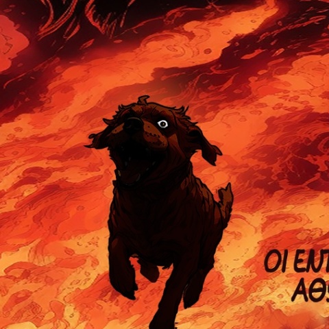 Το σκίτσο του Αρκά για τα ζώα θύματα της φωτιάς