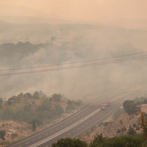Φωτιά σε εξέλιξη και καπνοί στην Αλεξανδρούπολη