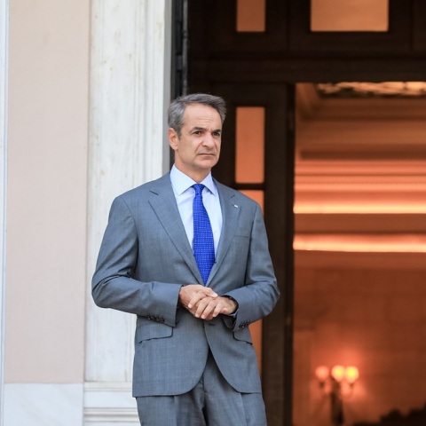 Ο Έλληνας πρωθυπουργός Κυριάκος Μητσοτάκης