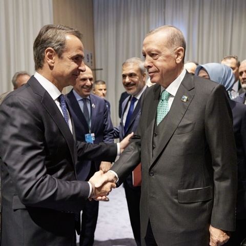 Κυριάκος Μητσοτάκης - Ρετζέπ Ταγίπ Ερντογάν