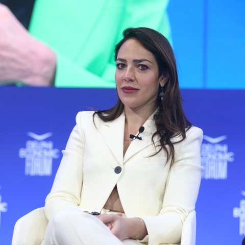 Η υφυπουργός Παιδείας και Θρησκευμάτων, Δόμνα Μιχαηλίδου