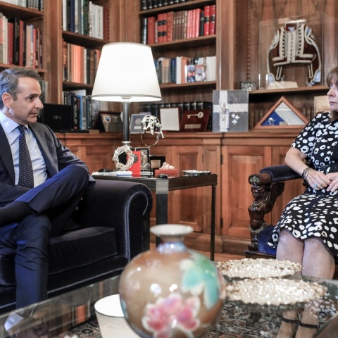 Κυριάκος Μητσοτάκης - Κατερίνα Σακελλαροπούλου