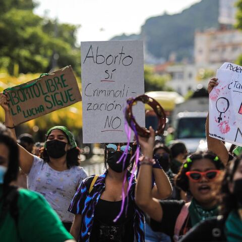 Διαδήλωση υπέρ της άμβλωσης στο Μεξικό