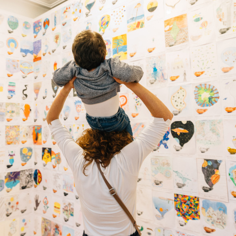 Από τον παιδικό διαγωνισμό ζωγραφικής του Μουσείου Κυκλαδικής Τέχνης