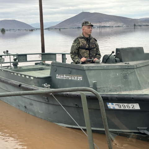 Επιχείρηση διάσωσης πλημμυροπαθών