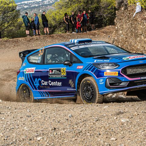 Ράλλυ Ακρόπολις 2023: Πρώτοι μεταξύ των Ελλήνων στην κατηγορία Rally3 και όγδοοι στην γενική κατάταξή της οι Νώντας Καρανικόλας-Γιώργος Κακαβάς με το νέο Ford Fiesta Rally 3 του Car Center.