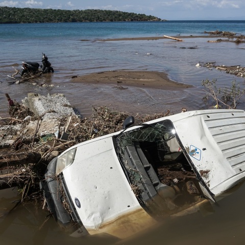Κακοκαιρία Daniel: 1.096 χιλιοστά βροχής δέχτηκε συνολικά η Ζαγορά Πηλίου - Το γράφημα του Εθνικού Αστεροσκοπείου Αθηνών.