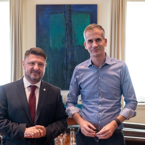 Κώστας Μπακογιάννης - Νίκος Χαρδαλιάς: Στο επίκεντρο της συνάντησής τους η θωράκιση της Αθήνας και τα ζητήματα πολιτικής προστασίας.