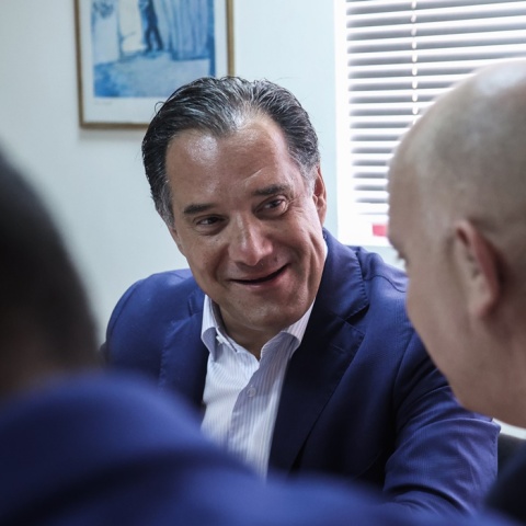 Ο υπουργός Εργασίας, Άδωνις Γεωργιάδης