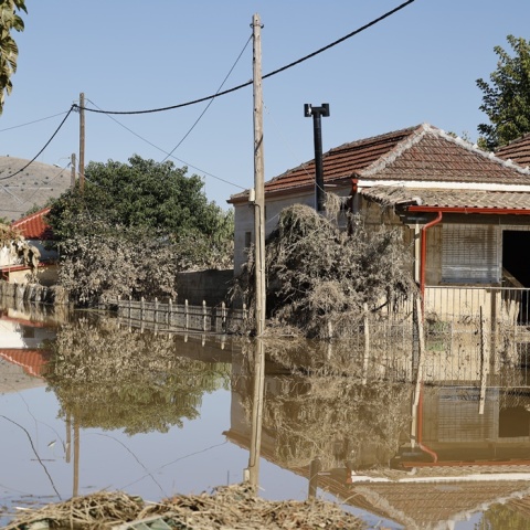 Πλημμυρισμένη περιοχή στη Θεσσαλία