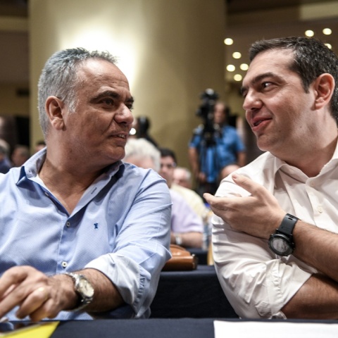 Αλέξης Τσίπρας και Πάνος Σκουρλέτης