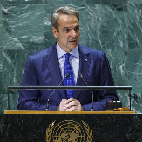 Ο Κυριάκος Μητσοτάκης στη Γενική Συνέλευση του ΟΗΕ που πραγματοποιήθηκε στη Νέα Υόρκη