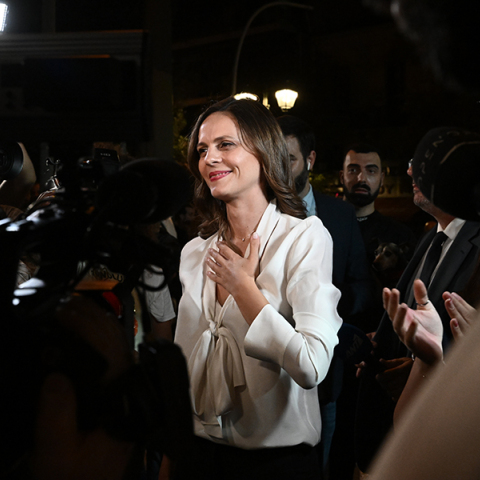 Έφη Αχτσιόγλου - Ανακοίνωση αποτελεσμάτων για τον δεύτερο γύρο των εσωκομματικών εκλογών για την ανάδειξη νέου προέδρου στον ΣΥΡΙΖΑ