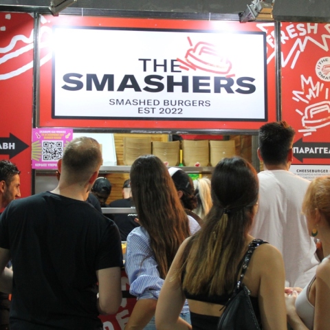 τα Smashers Burgers στο Burger Fest