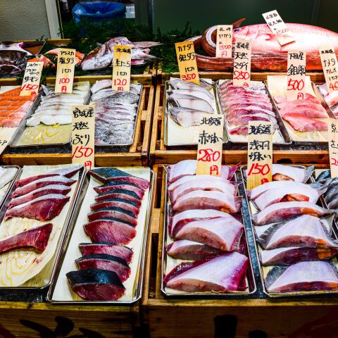 Ιχθυοπωλείο στην Ιαπωνία