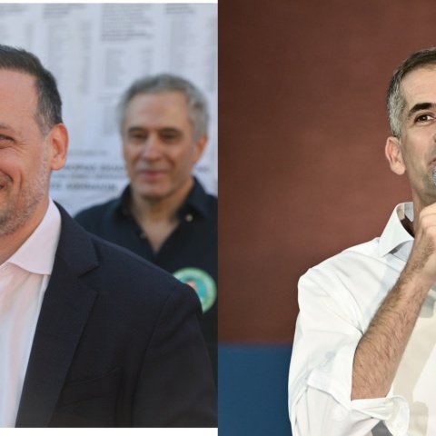 Χάρης Δούκας και Κώστας Μπακογιάννης