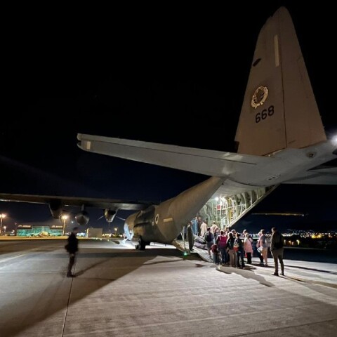 Επίστρατους από το «Ελ. Βενιζέλος» παρέλαβαν δύο ισραηλινά C-130 