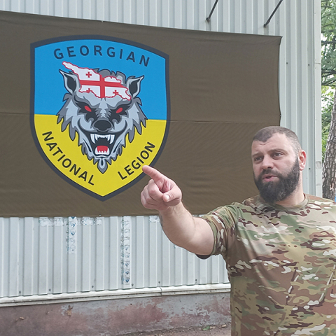 Μαμούκα Μαμουλασβίλι: Συναντήσαμε τον διοικητή της Λεγεώνας των Γεωργιανών στο Κίεβο