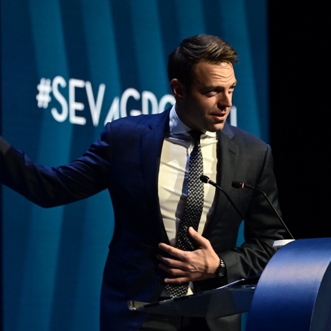 Ο πρόεδρος του ΣΥΡΙΖΑ - Προοδευτική Συμμαχία, Στέφανος Κασσελάκης