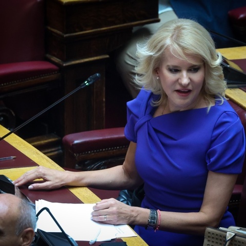 Η βουλεύτρια του ΣΥΡΙΖΑ, Θεοδώρα Τζάκρη