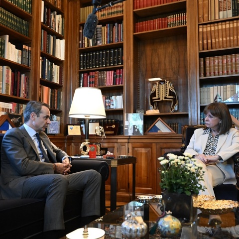 Κυριάκος Μητσοτάκης - Κατερίνα Σακελλαροπούλου