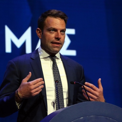 Ο πρόεδρος του ΣΥΡΙΖΑ, Στέφανος Κασσελάκης