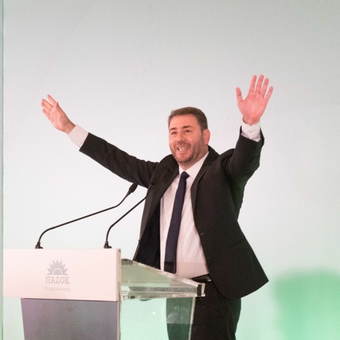 Ο πρόεδρος του ΠΑΣΟΚ, Νίκος Ανδρουλάκης