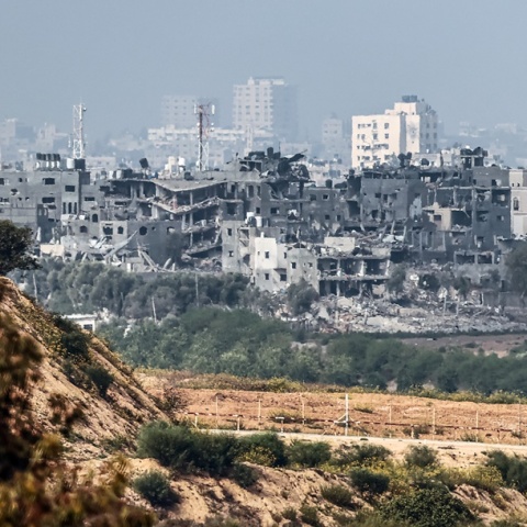 Κατεστραμμένα σπίτια στη Λωρίδα της Γάζας από μικρής κλίμακας επιδρομές